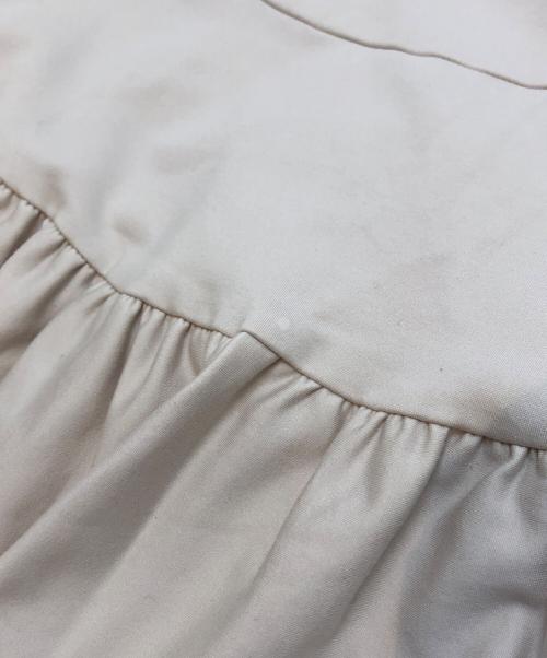 YORI（ヨリ）YORI (ヨリ) ぬくぬくティアードフリルブラウス アイボリー サイズ:38の古着・服飾アイテム