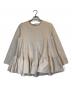 YORI（ヨリ）の古着「ぬくぬくティアードフリルブラウス」｜アイボリー