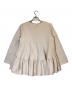 YORI (ヨリ) ぬくぬくティアードフリルブラウス アイボリー サイズ:38：5000円