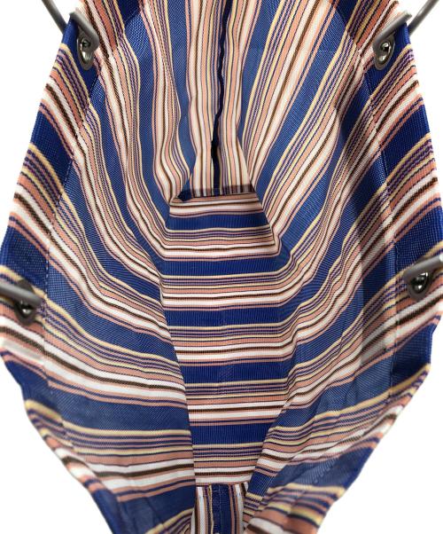 MARNI（マルニ）MARNI (マルニ) ストライプトートバッグ ブルーの古着・服飾アイテム