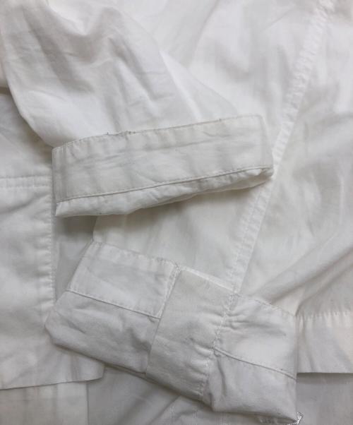 MOYURU（モユル）MOYURU (モユル) アシンメトリー変形シャツ ホワイト サイズ:M～Lの古着・服飾アイテム