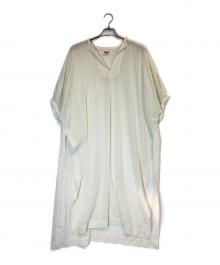 INDIA INDUSTRY（インディアインダストーリー）の古着「エンブロイダリーシャツワンピース」｜アイボリー