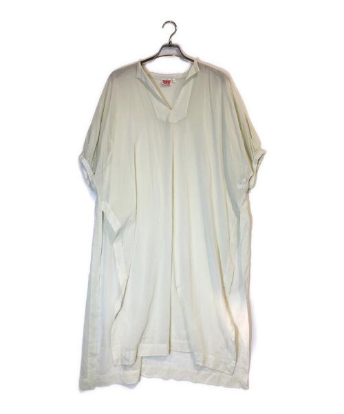 INDIA INDUSTRY（インディアインダストーリー）INDIA INDUSTRY (インディアインダストーリー) エンブロイダリーシャツワンピース アイボリー サイズ:1の古着・服飾アイテム