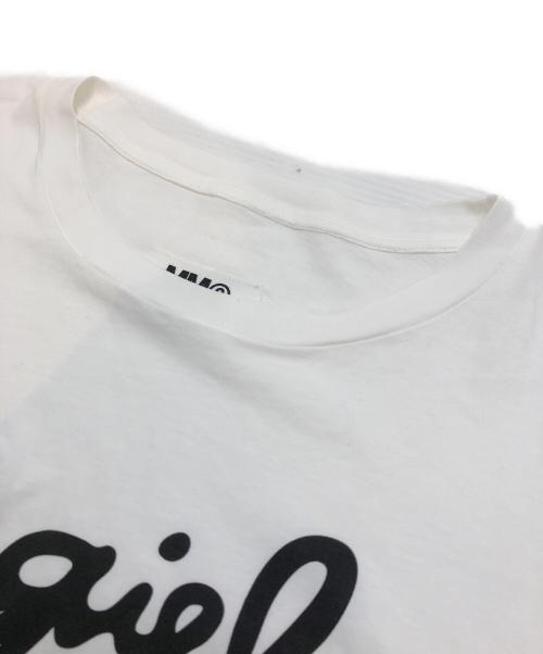 MM6 Maison Margiela（エムエムシックスメゾンマルジェラ）MM6 Maison Margiela (エムエムシックスメゾンマルジェラ) Tシャツ ホワイト サイズ:Ｌの古着・服飾アイテム