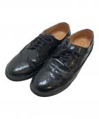 MANEBUマネブ）の古着「ウィングチップシューズ」｜ブラック