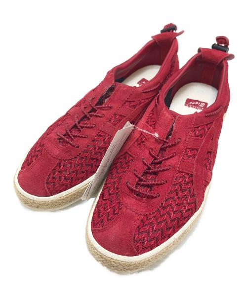 Onitsuka Tiger（オニツカタイガー）Onitsuka Tiger (オニツカタイガー) ローカットスニーカー レッド サイズ:26 未使用品の古着・服飾アイテム