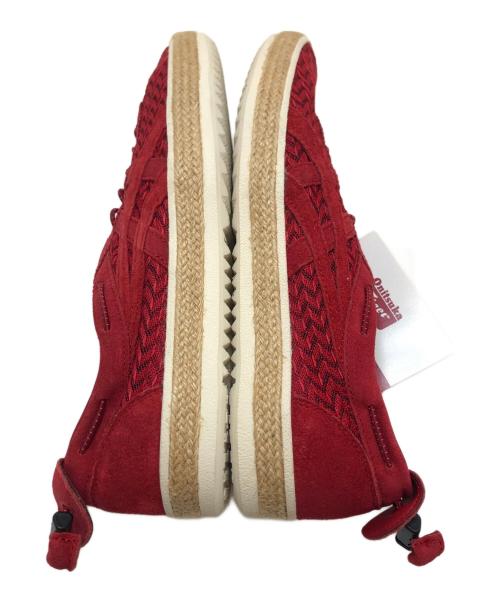 Onitsuka Tiger（オニツカタイガー）Onitsuka Tiger (オニツカタイガー) ローカットスニーカー レッド サイズ:26 未使用品の古着・服飾アイテム