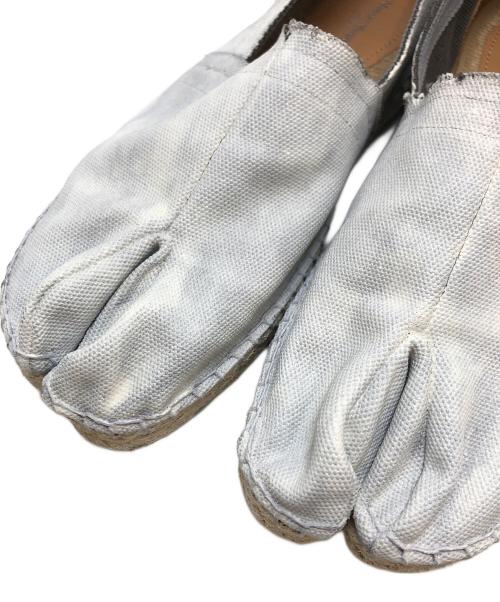 Maison Margiela（メゾンマルジェラ）Maison Margiela (メゾンマルジェラ) 足袋エスパドリーユ ブルー サイズ:381/2の古着・服飾アイテム