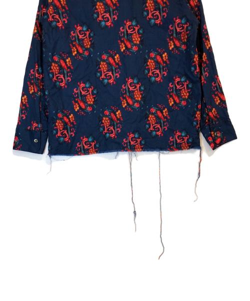 Needles（ニードルズ）Needles (ニードルズ) Cut-Off Bottom One-up Shirt Wool Twill ブルー サイズ:Ｓの古着・服飾アイテム