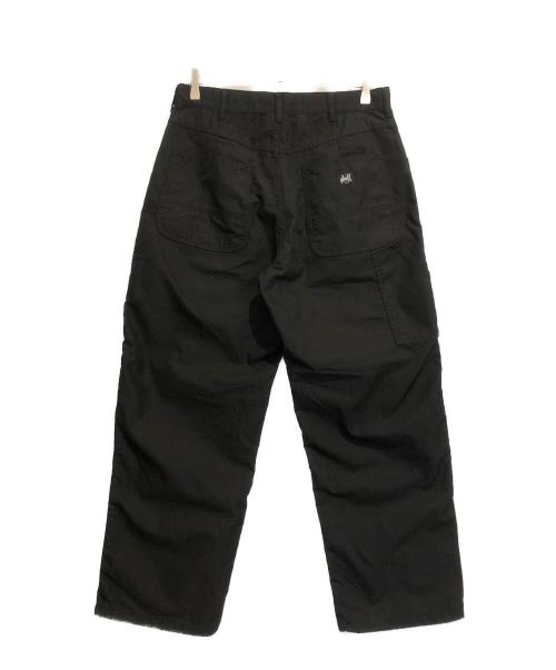 null（ヌル）null (ヌル) ダブルニーパンツ ブラック サイズ:M 未使用品の古着・服飾アイテム