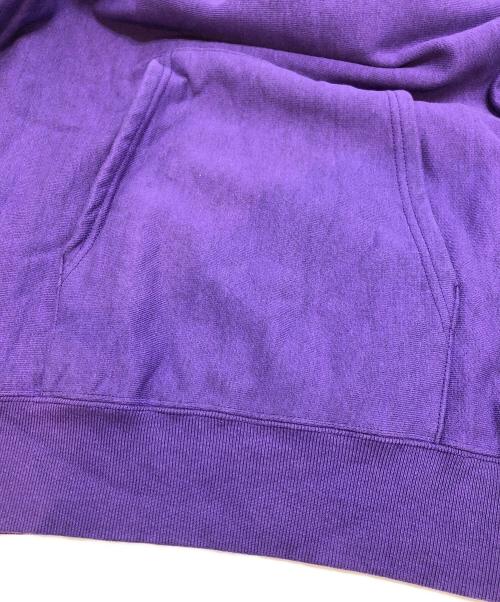 ULTERIOR（アルテリア）ULTERIOR (アルテリア) FADED SILKY TERRY RW HALF ZIP HOODIE パープル サイズ:3の古着・服飾アイテム