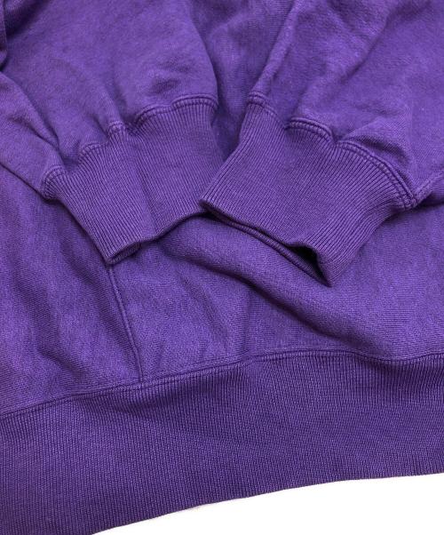 ULTERIOR（アルテリア）ULTERIOR (アルテリア) FADED SILKY TERRY RW HALF ZIP HOODIE パープル サイズ:3の古着・服飾アイテム