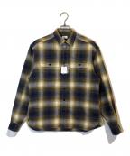 RHC Ron Hermanアールエイチシー ロンハーマン）の古着「Nep Checked Shirt」｜パープル×イエロー