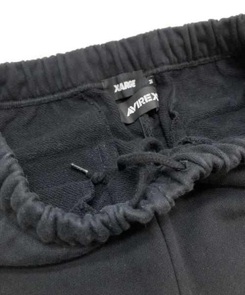 X-LARGE（エクストララージ）X-LARGE (エクストララージ) AVIREX (アヴィレックス) スウェットパンツ ブラック サイズ:Mの古着・服飾アイテム