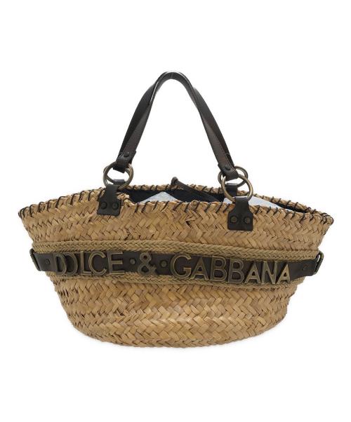 DOLCE & GABBANA（ドルチェ＆ガッバーナ）DOLCE & GABBANA (ドルチェ＆ガッバーナ) ロゴカゴバッグの古着・服飾アイテム