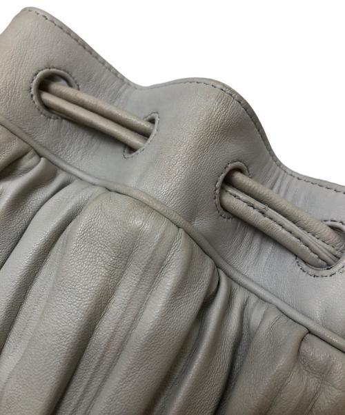 GIORGIO ARMANI（ジョルジョアルマーニ）GIORGIO ARMANI (ジョルジョアルマーニ) レザー巾着バッグの古着・服飾アイテム