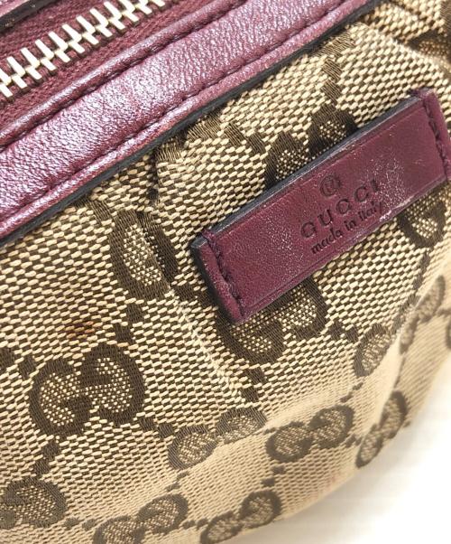 GUCCI（グッチ）GUCCI (グッチ) GG柄ポーチ ベージュの古着・服飾アイテム