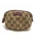 GUCCI（グッチ）の古着「GG柄ポーチ」｜ベージュ