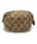GUCCI (グッチ) GG柄ポーチ ベージュ：5000円