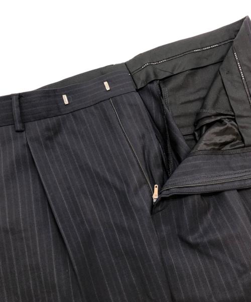 BOSS HUGO BOSS（ボス ヒューゴボス）BOSS HUGO BOSS (ボス ヒューゴボス) ストライプセットアップ ネイビー サイズ:54Ｃの古着・服飾アイテム