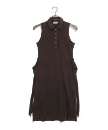 MONCLER（モンクレール）の古着「ポロシャツワンピース」｜カーキ