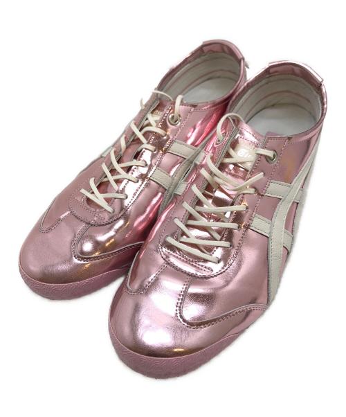 Onitsuka Tiger（オニツカタイガー）Onitsuka Tiger (オニツカタイガー) Mexico 66 SD Crystal Pink Cream ピンク サイズ:27.5の古着・服飾アイテム