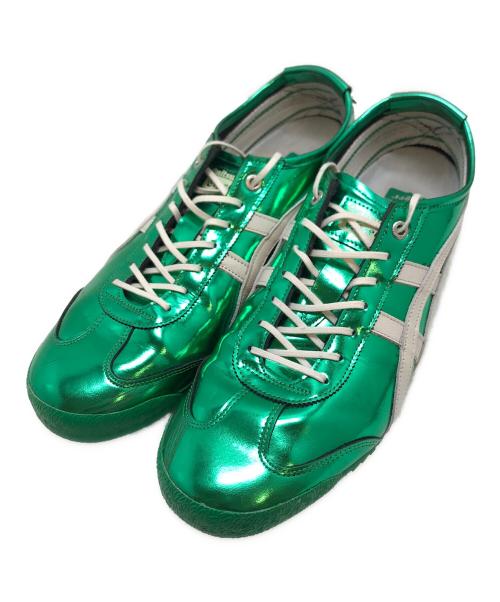 Onitsuka Tiger（オニツカタイガー）Onitsuka Tiger (オニツカタイガー) MEXICO'66 グリーン サイズ:US9 1/2/UK8 1/2/27.5CMの古着・服飾アイテム