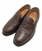 HIROKAWA×SCOTCH GRAINヒロカワ×スコッチグレイン）の古着「コインローファー」｜ブラウン