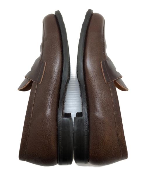 HIROKAWA（ヒロカワ）HIROKAWA (ヒロカワ) SCOTCH GRAIN (スコッチグレイン) コインローファー ブラウン サイズ:24 1/2の古着・服飾アイテム