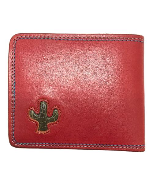 KC's LEATHER CRAFT（ケーシーズ）KC's LEATHER CRAFT (ケーシーズ) 財布 レッド サイズ:表記なしの古着・服飾アイテム