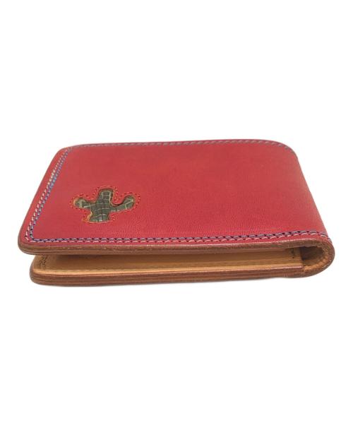 KC's LEATHER CRAFT（ケーシーズ）KC's LEATHER CRAFT (ケーシーズ) 財布 レッド サイズ:表記なしの古着・服飾アイテム