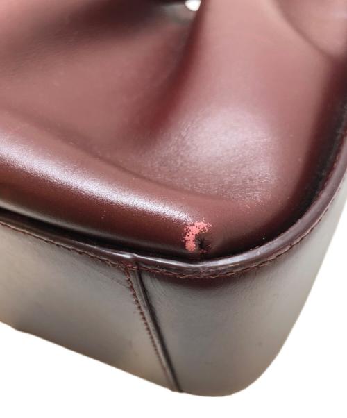 A.P.C.（アーペーセー）A.P.C. (アーペーセー) 巾着ショルダーバッグ ボルドーの古着・服飾アイテム