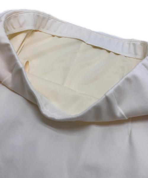 SOEJU（ソージュ）SOEJU (ソージュ) ダブルジャージーロングペンシルスカート ホワイト サイズ:Lの古着・服飾アイテム