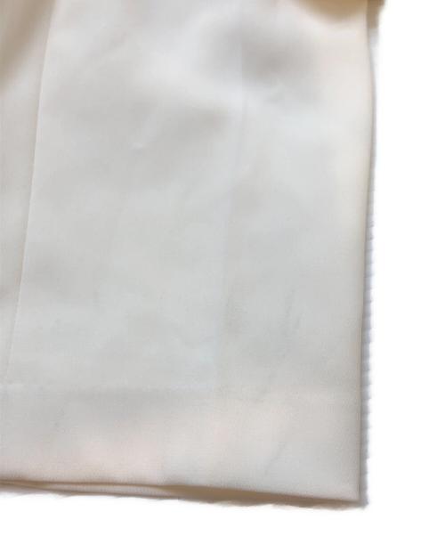 SOEJU（ソージュ）SOEJU (ソージュ) センタープレスパンツ ホワイト サイズ:Lの古着・服飾アイテム