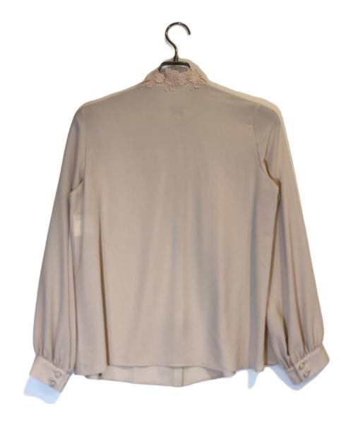 ANAYI（アナイ）ANAYI (アナイ) フラワーブラウス ベージュ サイズ:38の古着・服飾アイテム