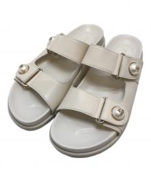 JIMMY CHOO（ジミーチュウ）の古着「FAYENCE SANDAL」｜ホワイト