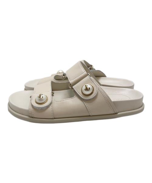 JIMMY CHOO（ジミーチュウ）JIMMY CHOO (ジミーチュウ) FAYENCE SANDAL ホワイト サイズ:36の古着・服飾アイテム