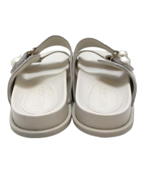 JIMMY CHOO（ジミーチュウ）JIMMY CHOO (ジミーチュウ) FAYENCE SANDAL ホワイト サイズ:36の古着・服飾アイテム