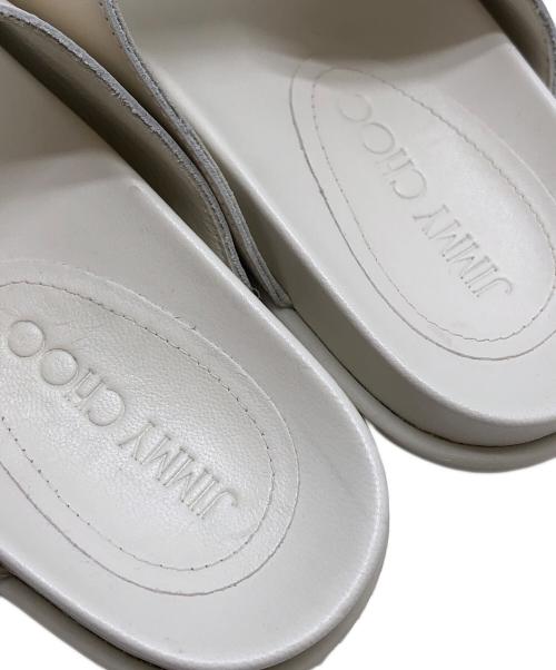 JIMMY CHOO（ジミーチュウ）JIMMY CHOO (ジミーチュウ) FAYENCE SANDAL ホワイト サイズ:36の古着・服飾アイテム