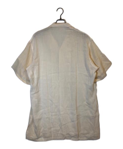 Y's for men（ワイズフォーメン）Y's for men (ワイズフォーメン) リネン混オープンカラーシャツ アイボリー サイズ:表記なしの古着・服飾アイテム