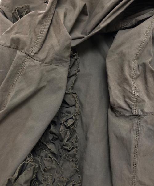 JIL SANDER（ジルサンダー）JIL SANDER (ジルサンダー) フリルワンピース カーキ サイズ:36の古着・服飾アイテム