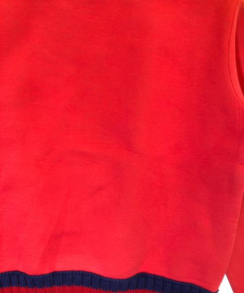 GUCCI（グッチ）GUCCI (グッチ) ダイヤプリントGGロゴスウェット レッド サイズ:XSの古着・服飾アイテム