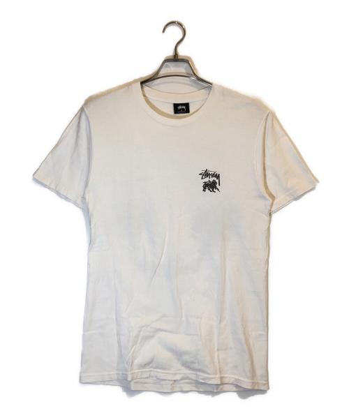 stussy（ステューシー）stussy (ステューシー) 両面プリントTシャツ ホワイト サイズ:Sの古着・服飾アイテム