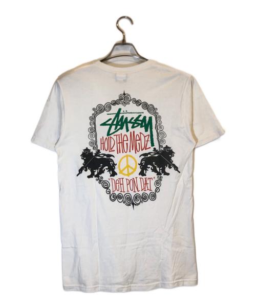 stussy（ステューシー）stussy (ステューシー) 両面プリントTシャツ ホワイト サイズ:Sの古着・服飾アイテム