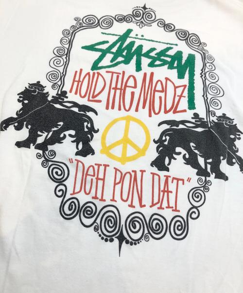 stussy（ステューシー）stussy (ステューシー) 両面プリントTシャツ ホワイト サイズ:Sの古着・服飾アイテム