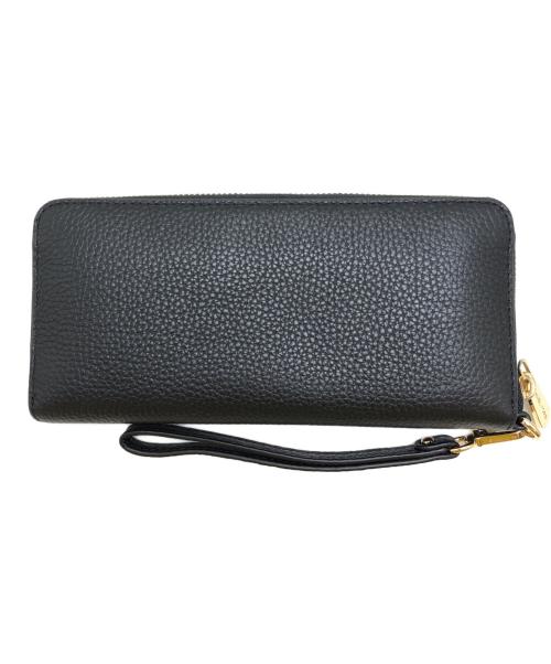 MICHAEL KORS（マイケル・コース）MICHAEL KORS (マイケルコース) ラウンドジップウォレット ブラック サイズ:表記なしの古着・服飾アイテム