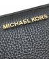 中古・古着 MICHAEL KORS (マイケルコース) ラウンドジップウォレット ブラック サイズ:表記なし：5000円