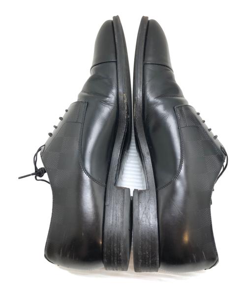 LOUIS VUITTON（ルイ ヴィトン）LOUIS VUITTON (ルイ ヴィトン) レザーシューズ ブラック サイズ:7表記の古着・服飾アイテム
