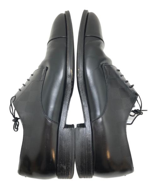 LOUIS VUITTON（ルイ ヴィトン）LOUIS VUITTON (ルイ ヴィトン) レザーシューズ ブラック サイズ:7表記の古着・服飾アイテム