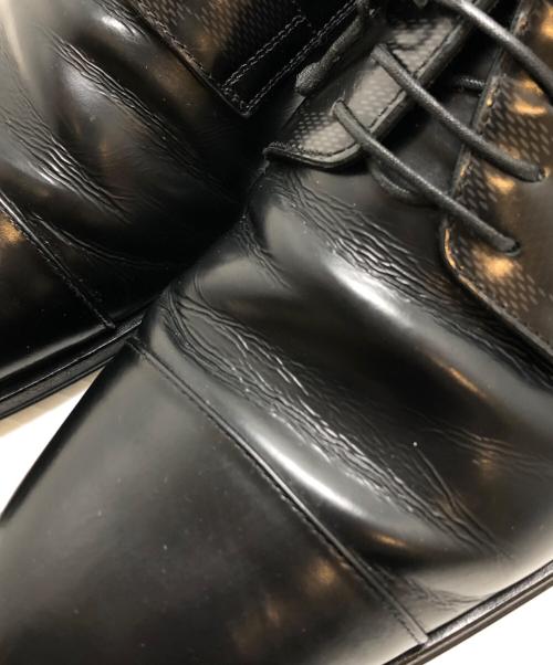 LOUIS VUITTON（ルイ ヴィトン）LOUIS VUITTON (ルイ ヴィトン) レザーシューズ ブラック サイズ:7表記の古着・服飾アイテム